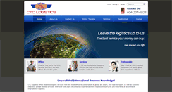 Desktop Screenshot of ctclogistics.com